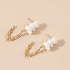 Cute Acrylic Gummy Bear Dangle Earrings Pi-Mart