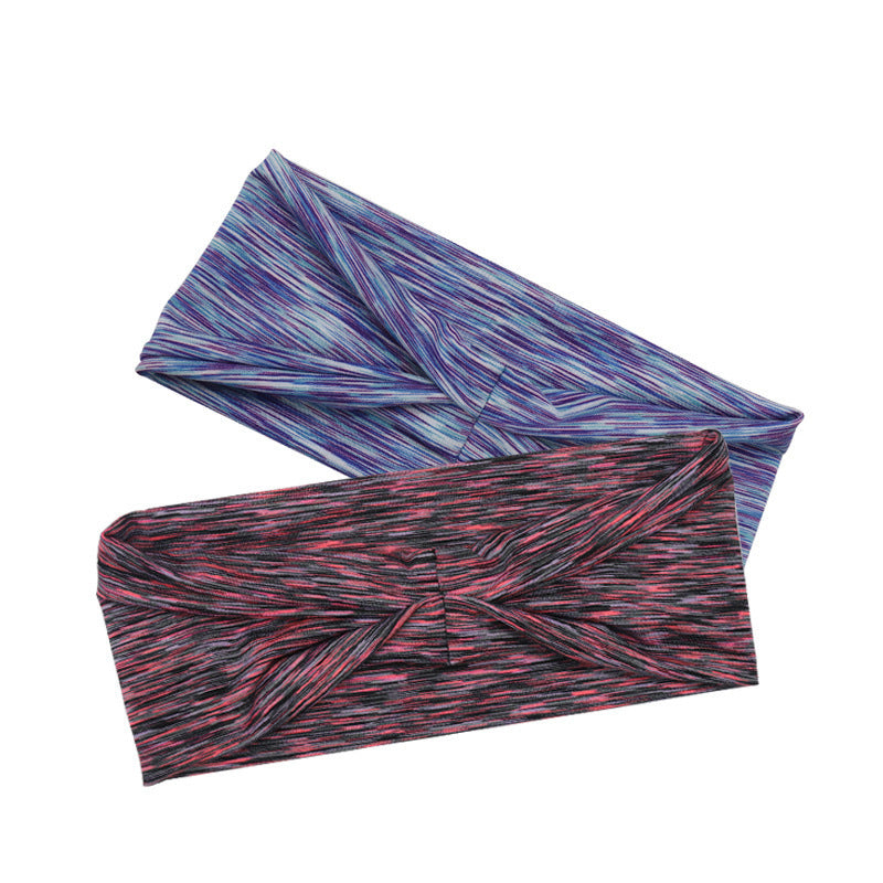 Hairband Sweat-absorbent Solid Color Fashion Yoga Pi-Mart