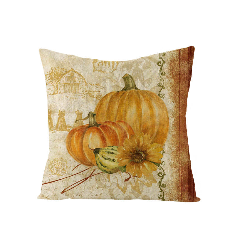 Linen Cushion  Office Sofa Cushion Cover Pi-Mart