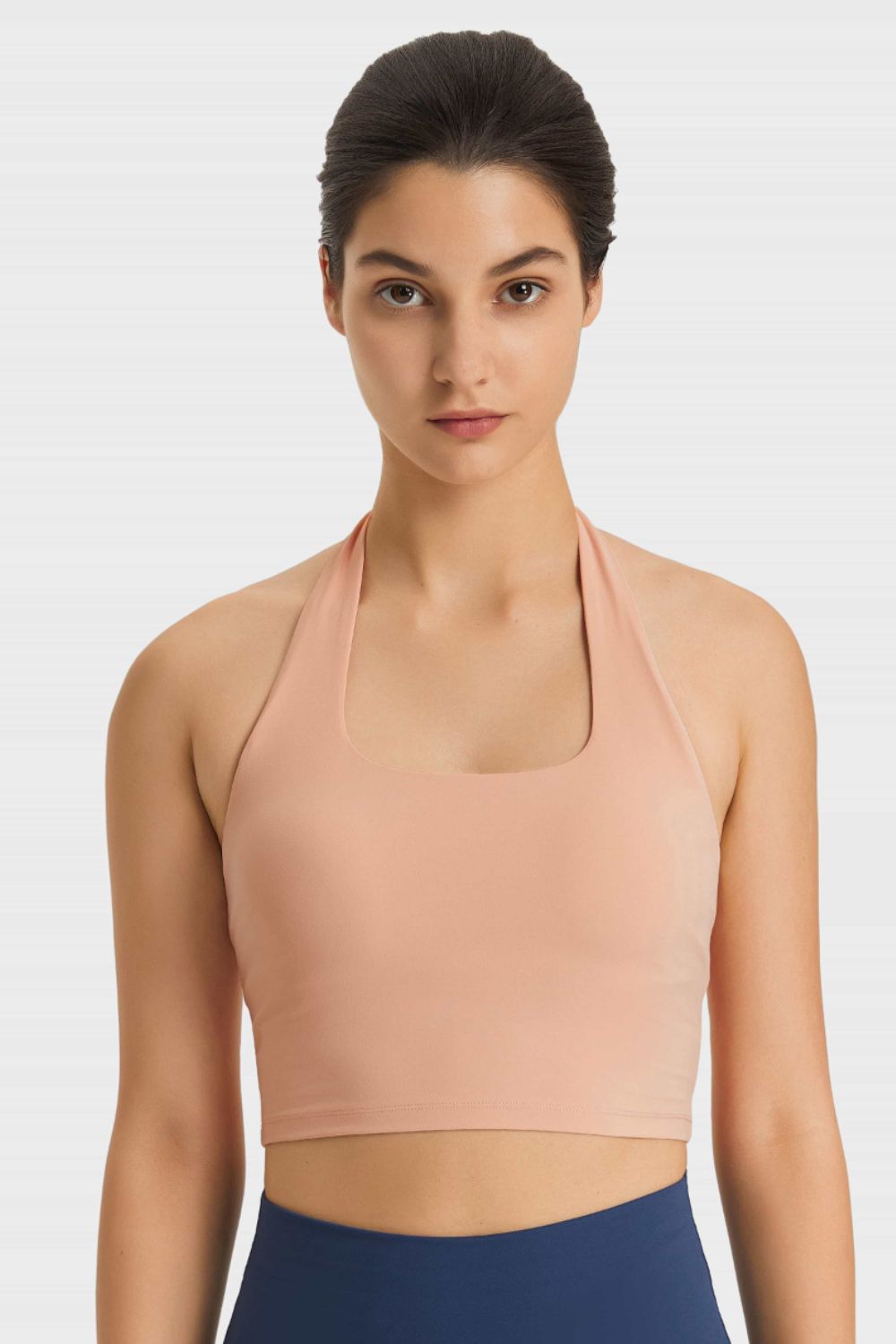 Millennia Breathable Halter Neck Sports Bra THRIXINE