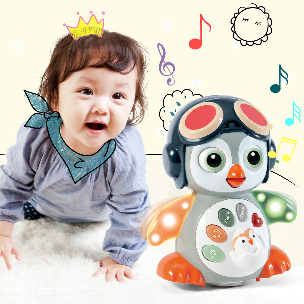 Electric Universal Light Music Swing Dancing Penguin Toys Pi-Mart