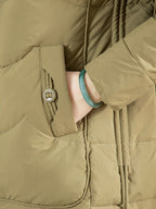 Loose Mid-length High Collar Warm Cotton Coat Jacket Pi-Mart