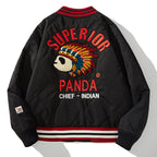 Men's Cotton Coat Embroidery Cartoon Indian Couple Cotton Coat
