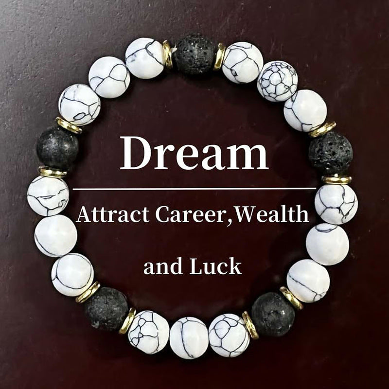 Crystal Tiger Eye Colored Beaded Bracelet Pi-Mart
