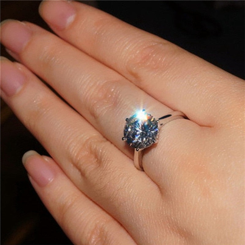 Luxury Moissanite Engagement Ring - SJB-DIAMOND ELITES