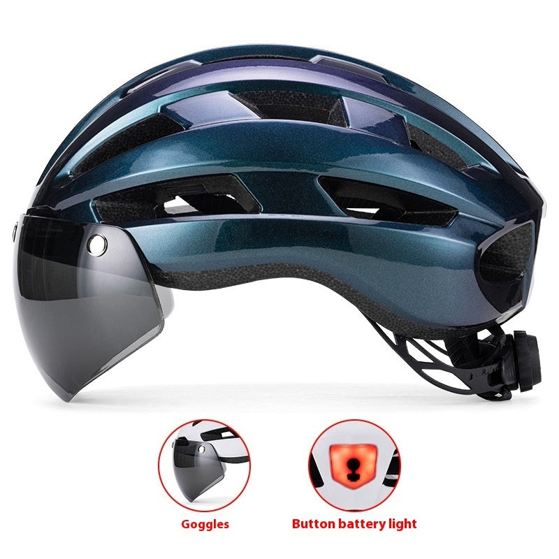 Magnetic Suction Goggles Unisex Mountain Highway Color Changing Cycling Bicycle Helmet Lootquake LLC