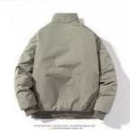 Men's Bomber Jacket Thickened Baseball Cotton Coat Pi-Mart