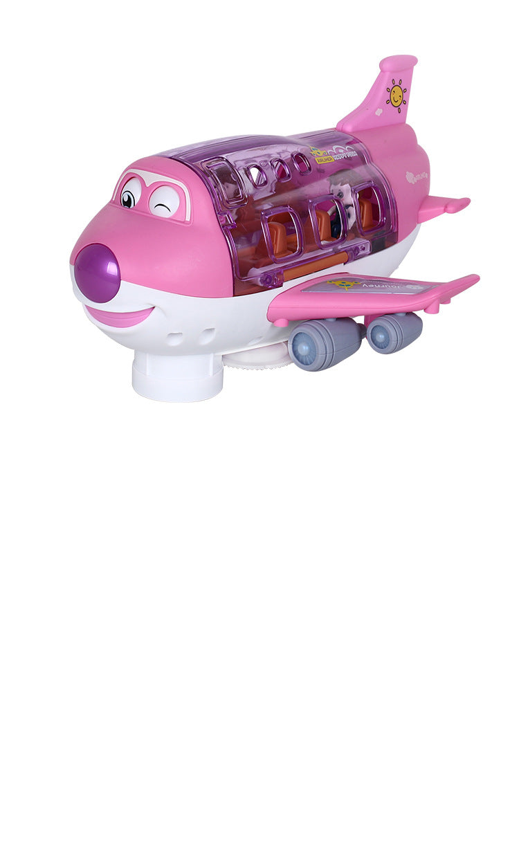 Electric Universal Cartoon Airplane Lights Music Rotation Pi-Mart