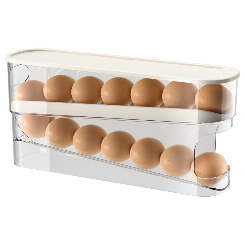 Slide Egg Storage Box Double-layer Automatic Egg Roller Pi-Mart