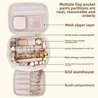 Multifunctional cosmetic bag, partition storage cosmetic bag, storage bag, travel portable toilet bag, makeup bag with compartments, - SJB-DIAMOND ELITES