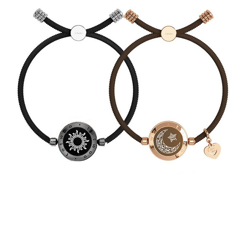 Sun-Moon Smart Sensing Couple Bracelet Pi-Mart