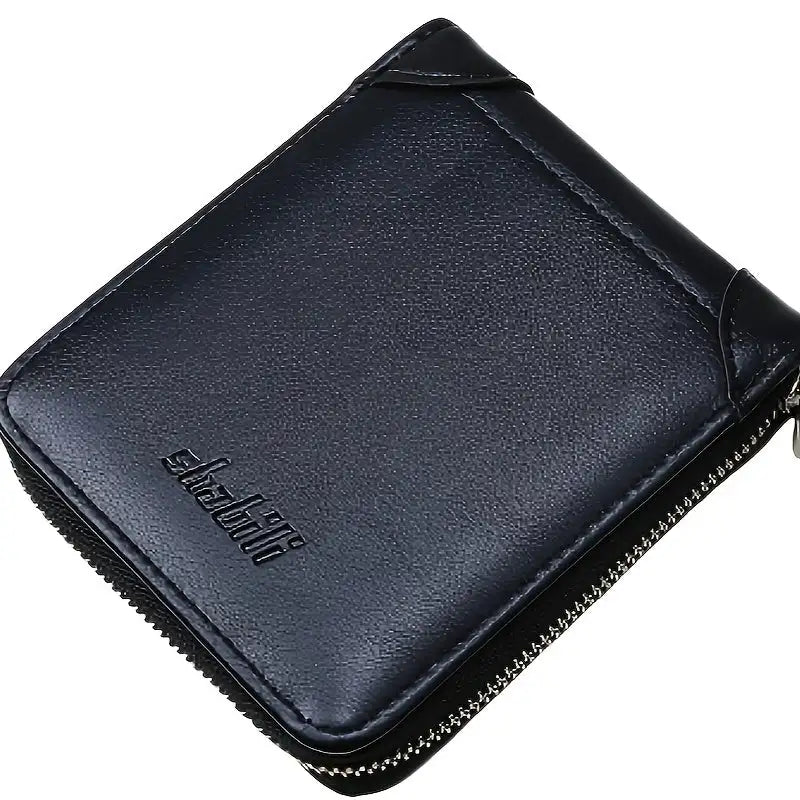 Fashionable Men's Wallet, Short Casual, Retro Zipper Youth European And American Fashion Wallet, Large Capacity, Super Practical - SJB-DIAMOND ELITES