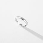 Silver Simple And Stylish Personality All-Match Ring Pi-Mart