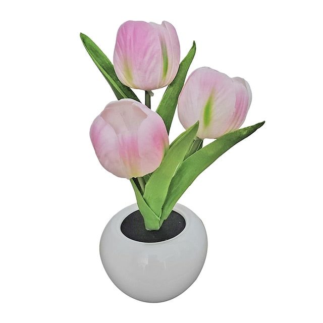 Flowerpot Potted Table Lamp - SJB-DIAMOND ELITES