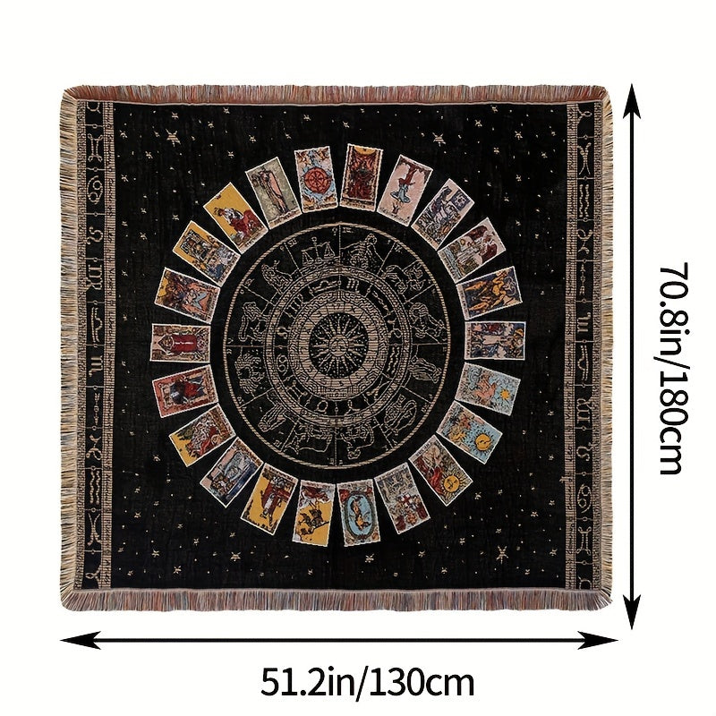 1PC Picnic Mat, Outdoor Travel Picnic Blanket, Camping Blanket, Sofa Cover Blanket Decorative Tablecloth, Indoor Wall Hanging Decorative Blanket