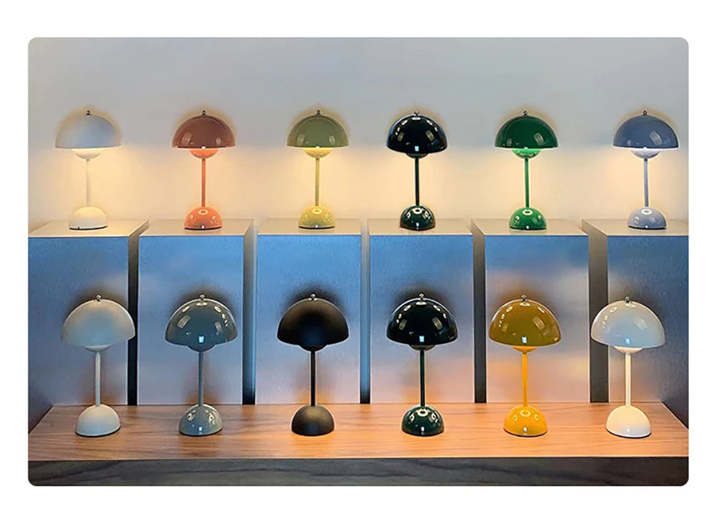 Flowerpot VP9 - Rechargeable Mushroom Table Lamp - SJB-DIAMOND ELITES