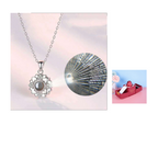 Hot Valentine's Day Gifts Metal Rose Jewelry Gift Box Necklace For Wedding Girlfriend Necklace Gifts Pi-Mart