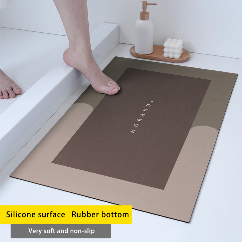 Diatom Mud Absorbent Pad Toilet Floor Mat Soft Non-slip Pi-Mart
