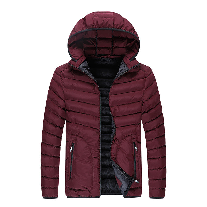 Pure Color Versatile Casual Short Hooded