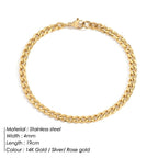 Curb Chain Stainless Steel Bracelet Pi-Mart