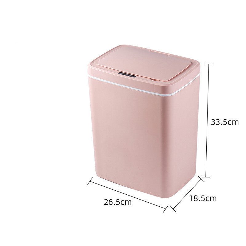 A New Generation Of Smart Induction Household Kick Mute Lid Trash Can Pi-Mart