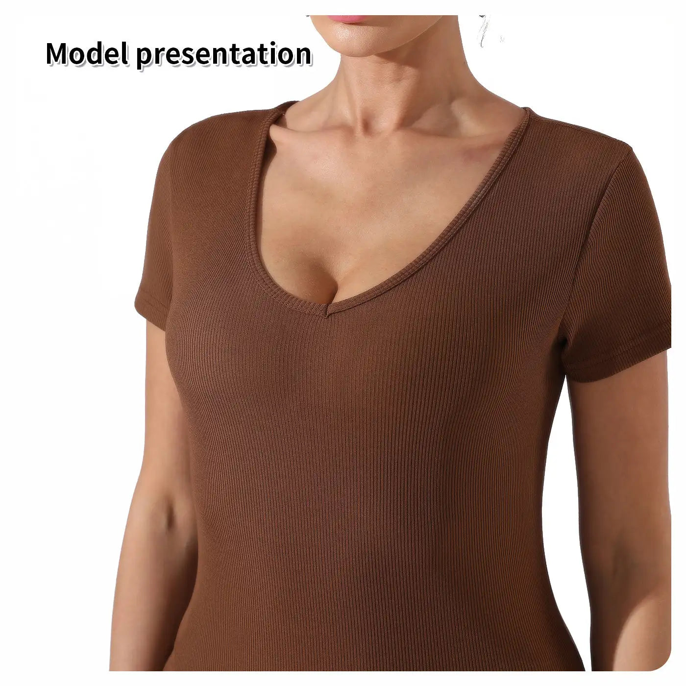 Women's Fashion Simple Solid Color Bodysuit - SJB-DIAMOND ELITES
