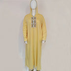 Fashion Casual Long Dress Embroidered Swing Pi-Mart