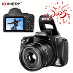 KOMERY W2 Digital Camera, Featuring A 64MP Camera with 10x Optical Zoom And Autofocus, Suitable for Photography And Video, Ideal for YouTube 4K Video Blogging, Comes with Flash, WiFi Connectivity, 64GB SD Card, 2 Rechargeable Lootquake LLC