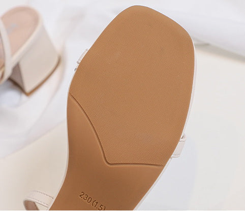 Women’s Ankle Strap Mid Stiletto Heel Sandal  Open-toed Fairy Style - SJB-DIAMOND ELITES