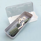 Baby Bottle Brush Storage Box Dustproof Portable Pi-Mart