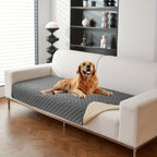 1pc Waterproof Solid Color Plaid Non-Slip Pet Sofa Cover, Machine Washable Blanket for All Season Protection, Suitable for Cats, Dogs, and Small Animals
