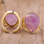 Teardrop Stone Finger Ring - SJB-DIAMOND ELITES