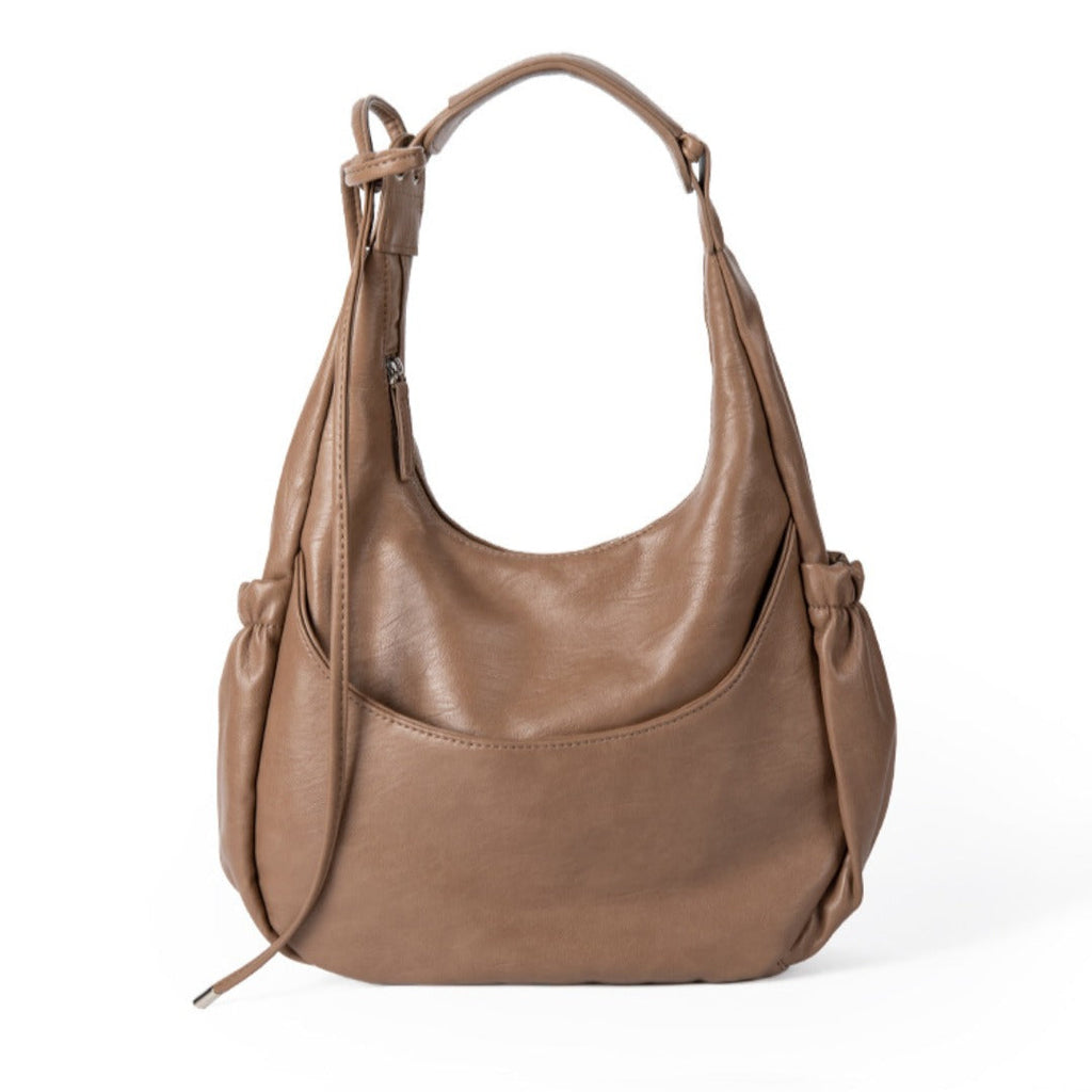 Large Capacity Black Handheld Underarm Bag Women, Versatile Shoulder Hobo Bag