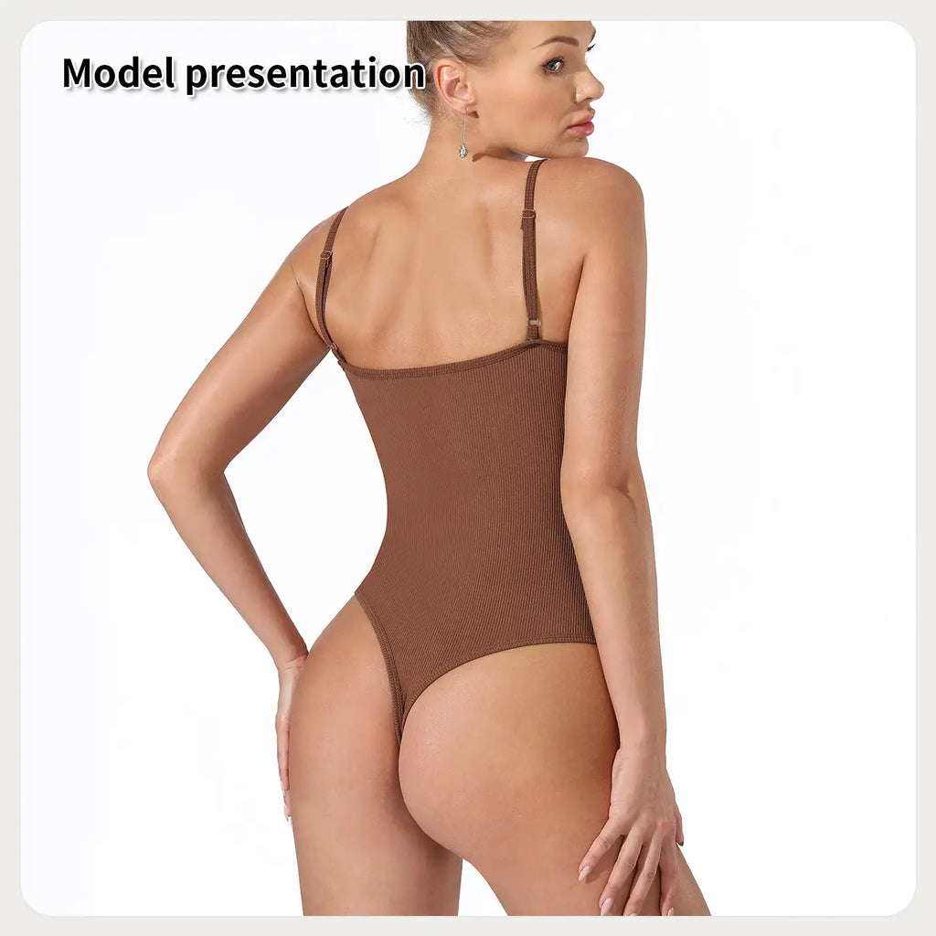 Women's Fashion Simple Solid Color Bodysuit - SJB-DIAMOND ELITES