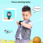 2G/4G Kids Smart Watch Phone Call Digital Screen Waterproof Wristwatch GPS Locator Smart Watch With Dual Camera Pedometer Touchscreen Kids Watch With MP3 Music Player Video Recorder Toddlers Toys Birthday Gift For Children Stevvex