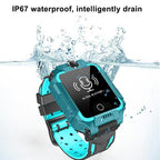 2G/4G Kids Smart Watch Phone Call Digital Screen Waterproof Wristwatch GPS Locator Smart Watch With Dual Camera Pedometer Touchscreen Kids Watch With MP3 Music Player Video Recorder Toddlers Toys Birthday Gift For Children Stevvex