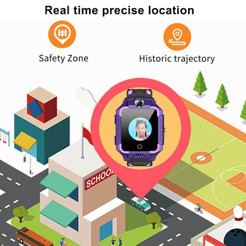 2G/4G Kids Smart Watch Phone Call Digital Screen Waterproof Wristwatch GPS Locator Smart Watch With Dual Camera Pedometer Touchscreen Kids Watch With MP3 Music Player Video Recorder Toddlers Toys Birthday Gift For Children Stevvex