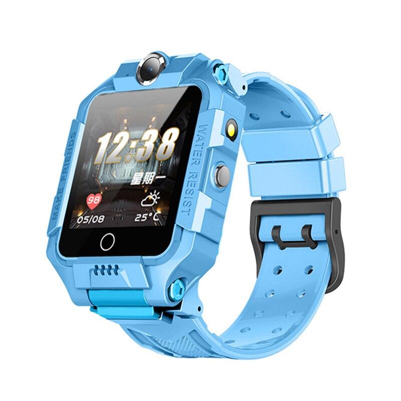 2G/4G Kids Smart Watch Phone Call Digital Screen Waterproof Wristwatch GPS Locator Smart Watch With Dual Camera Pedometer Touchscreen Kids Watch With MP3 Music Player Video Recorder Toddlers Toys Birthday Gift For Children Stevvex
