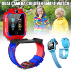 2G/4G Kids Smart Watch Phone Call Digital Screen Waterproof Wristwatch GPS Locator Smart Watch With Dual Camera Pedometer Touchscreen Kids Watch With MP3 Music Player Video Recorder Toddlers Toys Birthday Gift For Children Stevvex