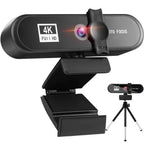 2K 4K Pc Webcam With Gift Tripod Autofocus Usb Web Camera Laptop Mini Camera 1080P with Microphone For Full Widescreen Laptop USB Webcams Privacy Shutter Tripod Desktop Notebook Webcam Video Calling Recording Webcam Stevvex