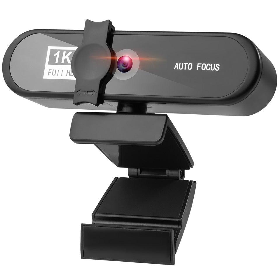 2K 4K Pc Webcam With Gift Tripod Autofocus Usb Web Camera Laptop Mini Camera 1080P with Microphone For Full Widescreen Laptop USB Webcams Privacy Shutter Tripod Desktop Notebook Webcam Video Calling Recording Webcam Stevvex