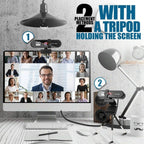 2K 4K Pc Webcam With Gift Tripod Autofocus Usb Web Camera Laptop Mini Camera 1080P with Microphone For Full Widescreen Laptop USB Webcams Privacy Shutter Tripod Desktop Notebook Webcam Video Calling Recording Webcam Stevvex