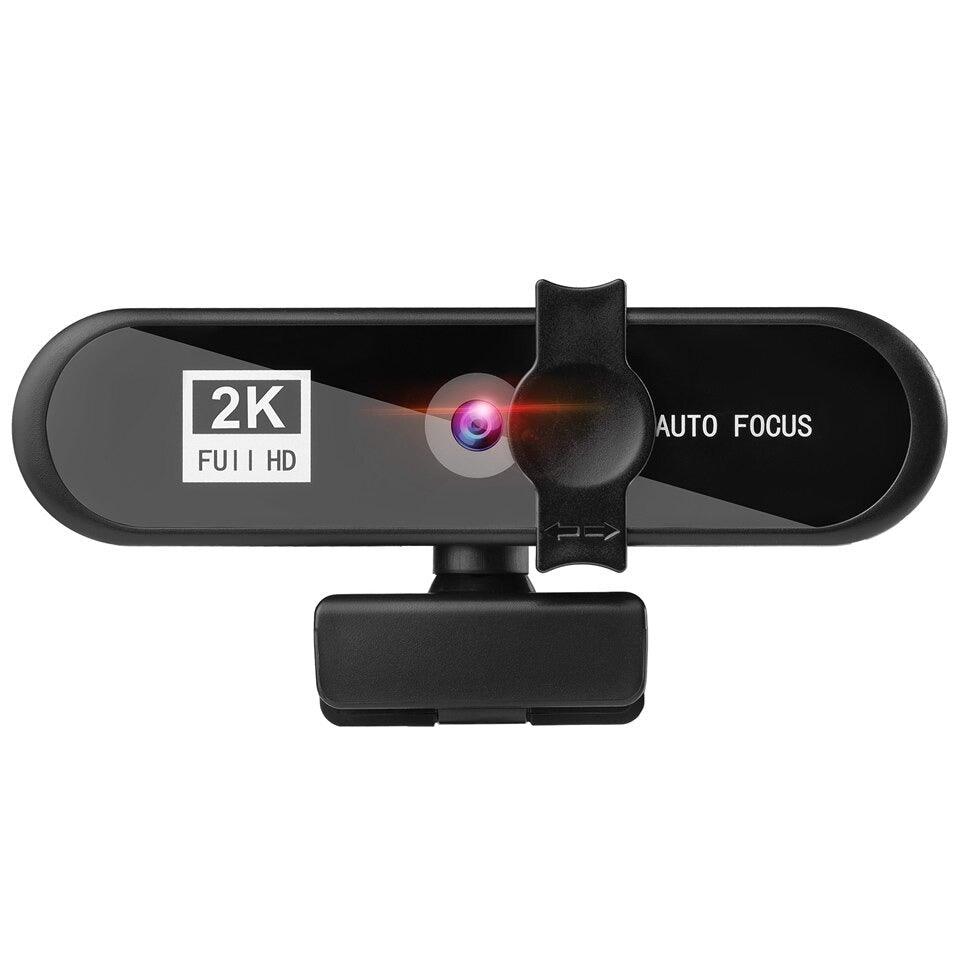 2K 4K Pc Webcam With Gift Tripod Autofocus Usb Web Camera Laptop Mini Camera 1080P with Microphone For Full Widescreen Laptop USB Webcams Privacy Shutter Tripod Desktop Notebook Webcam Video Calling Recording Webcam Stevvex