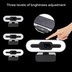 2K Webcam Web Camera Study Chat Work PC Laptop Desktop USB With Microphone WebCamera Home Auto Light Correction for Desktop Laptop Streaming Computer USB Web Camera Stevvex