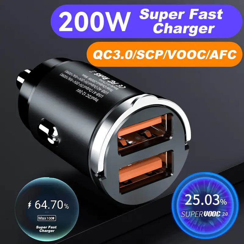 Mini Car Charger Lighter Fast Charging Pi-Mart