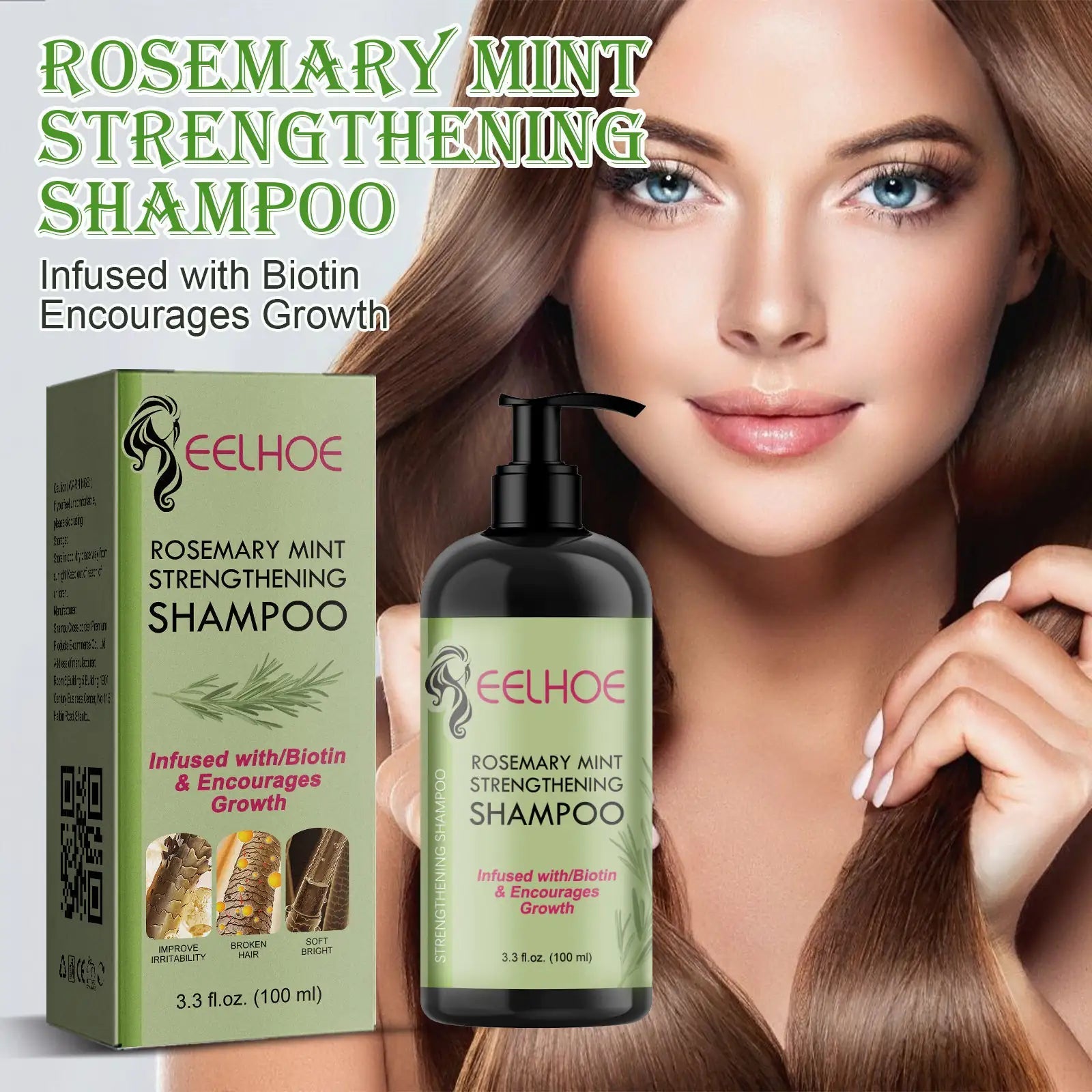 EELHOE Hair Enrichment  Moisturizes Hair Repair Hair Root Thickening Hairline Strengthening Hair Treatment Lootquake LLC