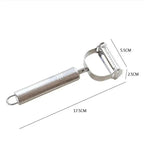 2PCS Stainless Steel Multi-function Vegetable Peeler And Cutter Peeler Potato Carrot Kitchen Tool Stevvex