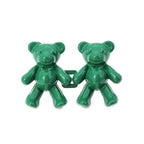 2Pcs Bear Shaped Adjustable Jean Button Waist Buckle Snap Pants Buckle Extender Replacement Jeans Button Safety Pins No Sew Detachable Waist Body Fit Tighten Safety Pins Stevvex