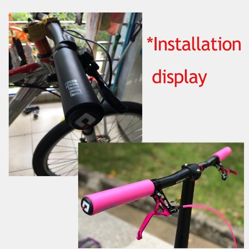 2PCS Bicycle Grips Handlebar Grips Soft Mountain Bike Silicone Handle Bar Grip Bicycle Comfortable Non-Slip Bicycle Handle Grips Handle Bar End Grips Mountain Bike Grips Stevvex