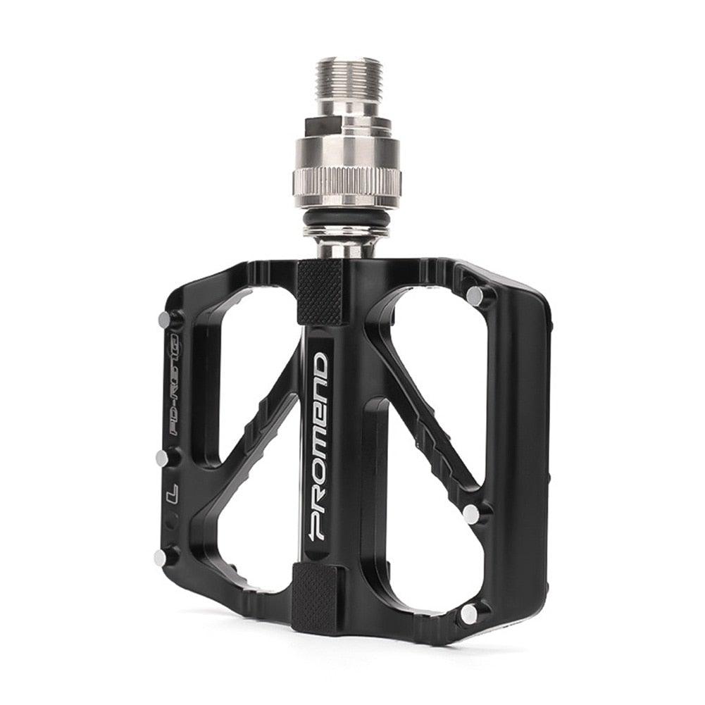 2pcs Bicycle Pedal Mountain Bike Aluminum Alloy Bearing Pedal Non-Slip Quick Release Platform Pedal Accessories Pedals Bicycle Flat Pedals Aluminum 9/16" Sealed Bearing Lightweight Platform For Road Mountain Stevvex